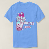 Boba Tea Girl Milk Bubble Balls Drink T-shirt (Design voorkant)