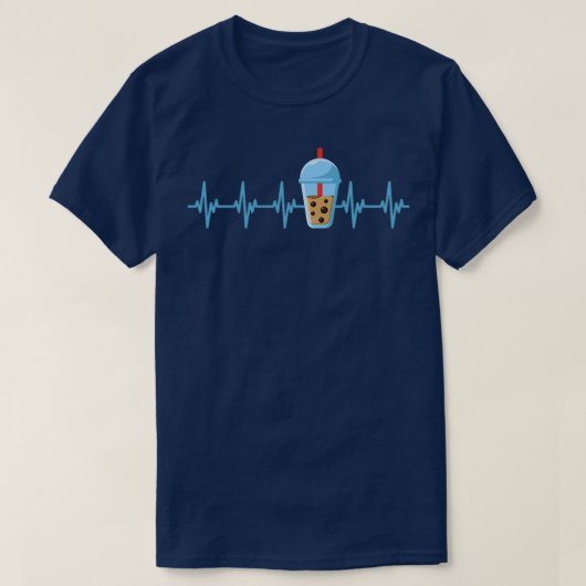 Boba Tea Heartbeat 1 T-shirt (Design voorkant)