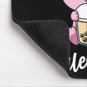 Boba Tea is Mijn Valentijn Axolotl Anti-Valentijns Muismat (Hoek)