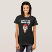 Boba Tea is My Valentine Santa Clause Anti Valenti T-shirt (Voorkant volledig)