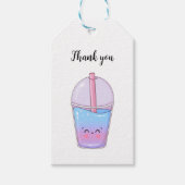Boba Tea Kawaii Cadeaulabel (Voorkant)