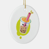 Boba Tea Keramisch Ornament (Rechts)