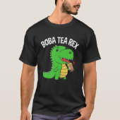 Boba Tea Rex Boba Dinosaur T-shirt (Voorkant)
