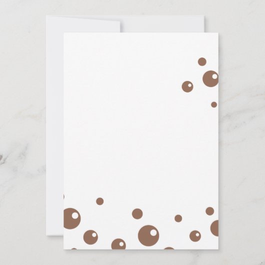 Boba Tea Shiba Inu Uitnodiging voor verjaardag (Achterkant)