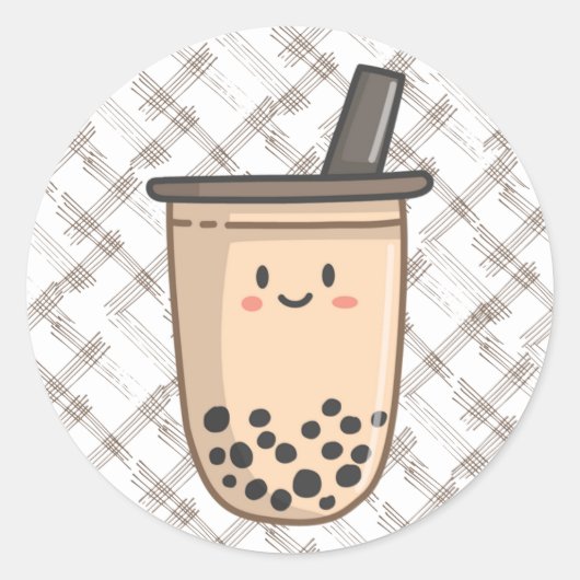 Boba-Tea Sticker (Voorkant)