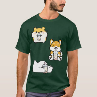Boba Tea Sticker Set T-shirt