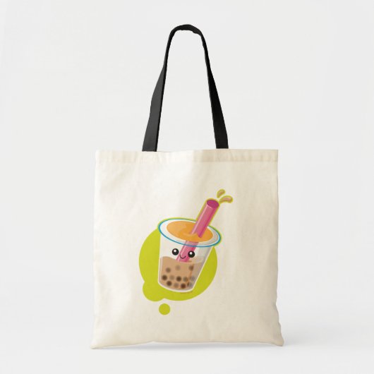 Boba Tea Tote Bag (Voorkant)