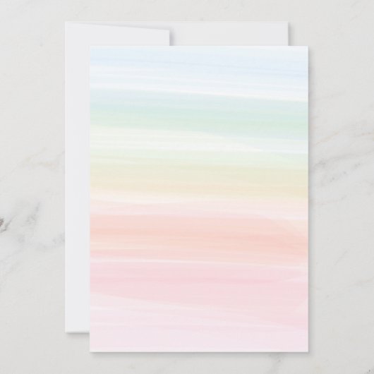 Boba Tea Verjaardagsfeestje Uitnodiging, Bubble Te Kaart (Achterkant)