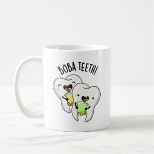 Boba Teeth Grappige Boba Tea Pun Koffiemok