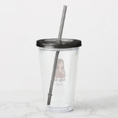 boba-thee acryl drinkbeker (Achterkant)
