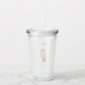 boba-thee acryl drinkbeker (Achterkant)
