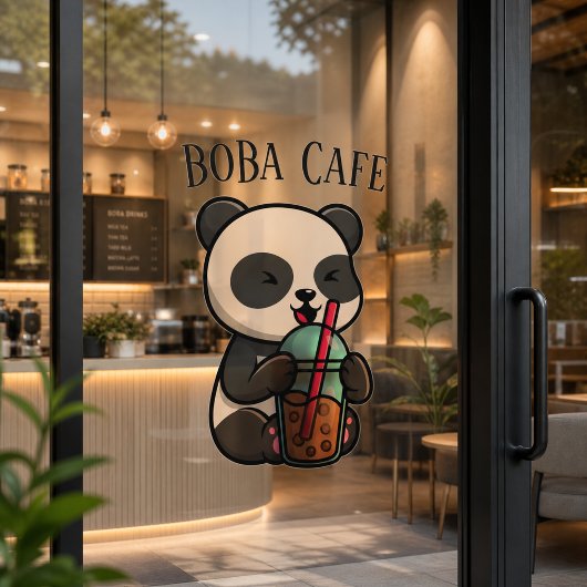 Boba-thee, Bubble-melk-thee Raamsticker