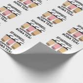 Boba Thee Bubble Thee Boba Thee Cadeaupapier (Hoek)