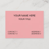 Boba Thee Bubble Thee Boba Thee Cafe Visitekaartje (Achterkant)