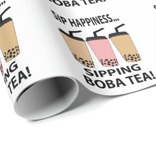 Boba Thee Bubble Thee Cadeaupapier