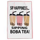 Boba Thee Bubble Thee  Medium Cadeauzakje (Voorkant)