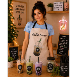 boba-thee bubble-thee schort