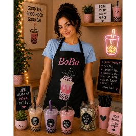 boba thee bubble thee schort