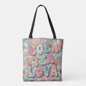 Boba Thee Liefhebber Tote Bag (Achterkant)