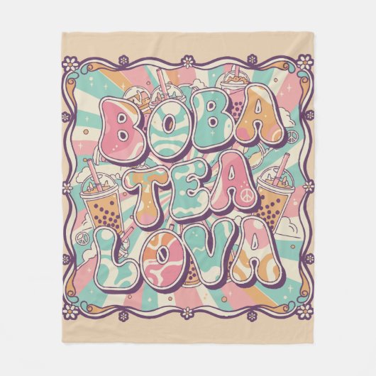 Boba Thee Minnaar Fleece Deken (Voorkant)