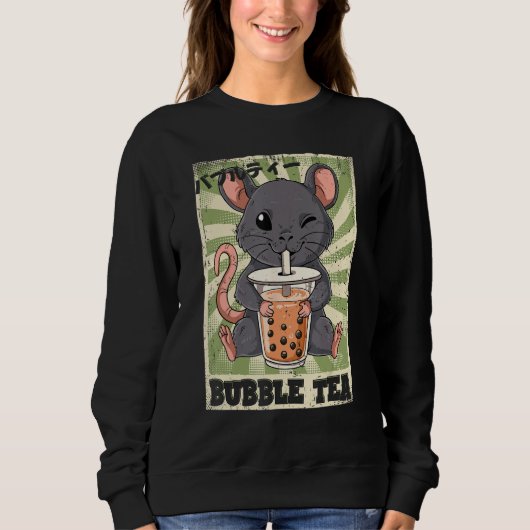 Boba Thee Rat Bubble Thee Trui (Voorkant)