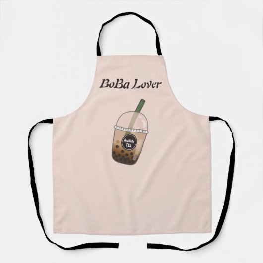 boba-thee schort (Voorkant)