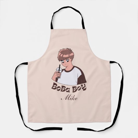 boba-thee schort (Voorkant)