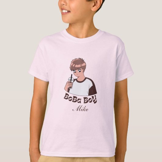 boba-thee t-shirt (Voorkant)