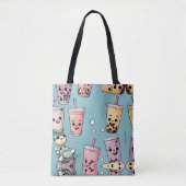 boba-thee tote bag (Voorkant)