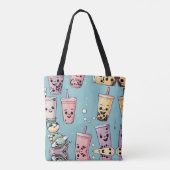 boba-thee tote bag (Achterkant)