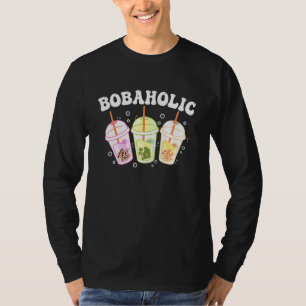 Boba thee voor bubbelTea Boba holic T-shirt