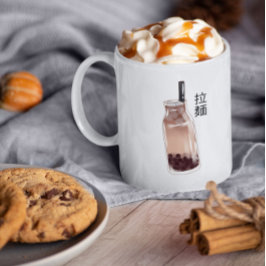 boba-theebel thee Koffiekoffie-Mok Tweekleurige Koffiemok