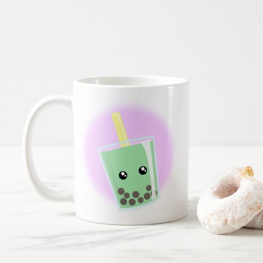 Boba Time. KoffieMok (Met donut)