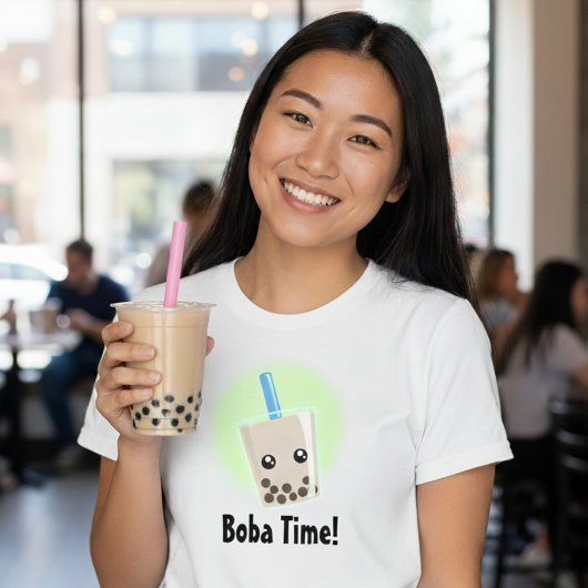 Boba Time. T-shirt