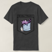 Boba Trash Racoon Tshirt Pocket (Design voorkant)