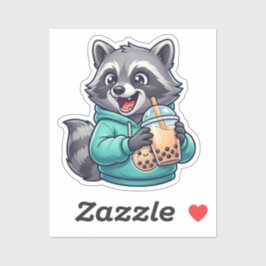 Boba Wasbeer Sticker
