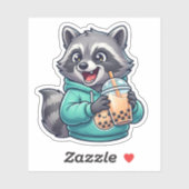 Boba Wasbeer Sticker (Vel)