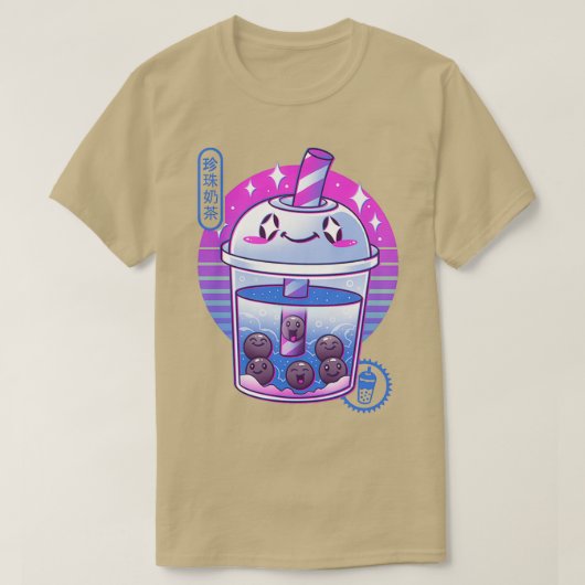 Boba Wave Tea T-shirt (Design voorkant)