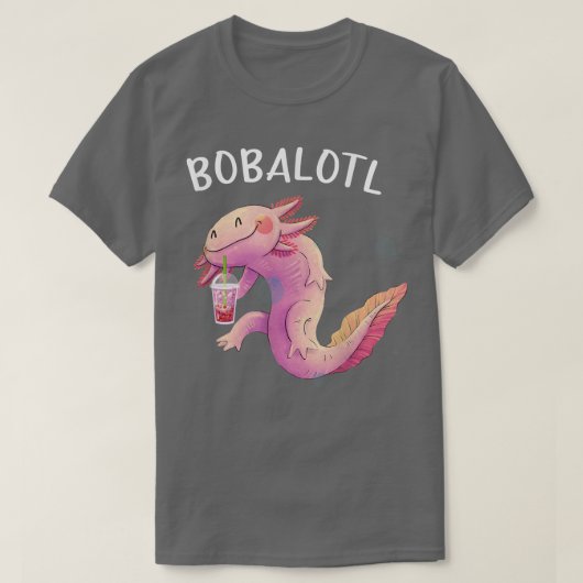 Bobalotl Aolotl Cute aolotl Lotl Funny Boba Tea L T-shirt (Design voorkant)
