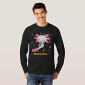 Bobalotl Axolotl Boba Tea Bubble Milk Girls kids T-shirt (Voorkant volledig)