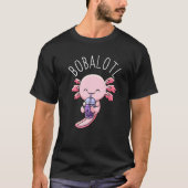 Bobalotl Axolotl Boba Tea Bubble Milk T-shirt (Voorkant)
