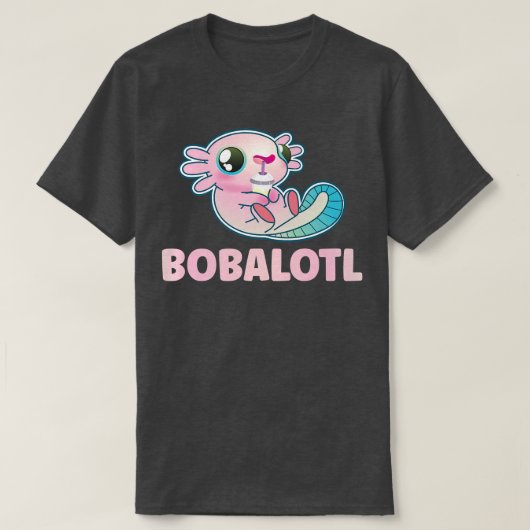 Bobalotl bubble-tea Premium T-shirt (Design voorkant)