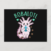 Bobalotl Kawaii Animal Axolotl Lover Pet Eigenaar Uitnodiging Briefkaart (Voorkant)