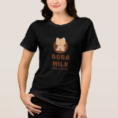 Bobamelk Tri-Blend Shirt (Voorkant)