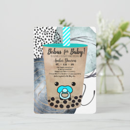 Bobas Voor door Boba Tea Geïnspireerde Babybudgett Kaart