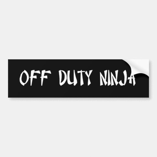 Bobba, N.I.T., O.D.N. Bumpersticker (Voorkant)