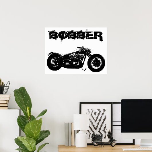 Bobber Bike Poster (Thuiskantoor)