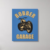 Bobber Garage Canvas Afdruk (Voorkant)