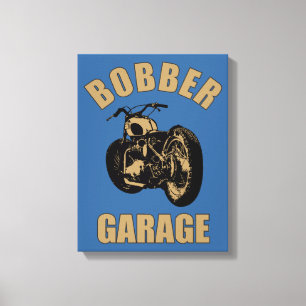 Bobber Garage Canvas Afdruk