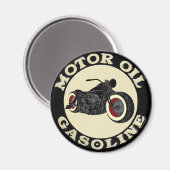 - Bobber - Motor Oil - Gasoline Magneet (Voorkant / Achterkant)